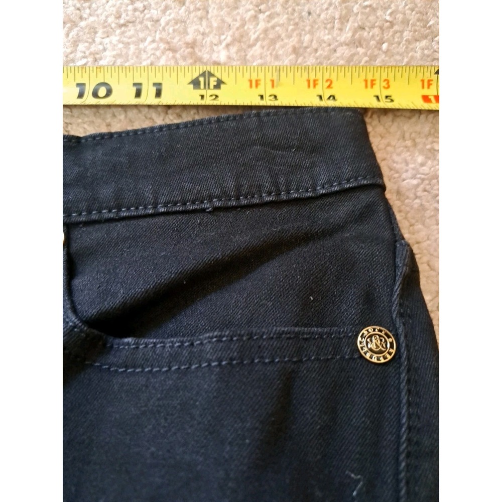 Rock & Republic Women's Black Cotton Kendra Curvy Bootcut Denim Jeans Pants Sz 6 - Picture 16 of 16